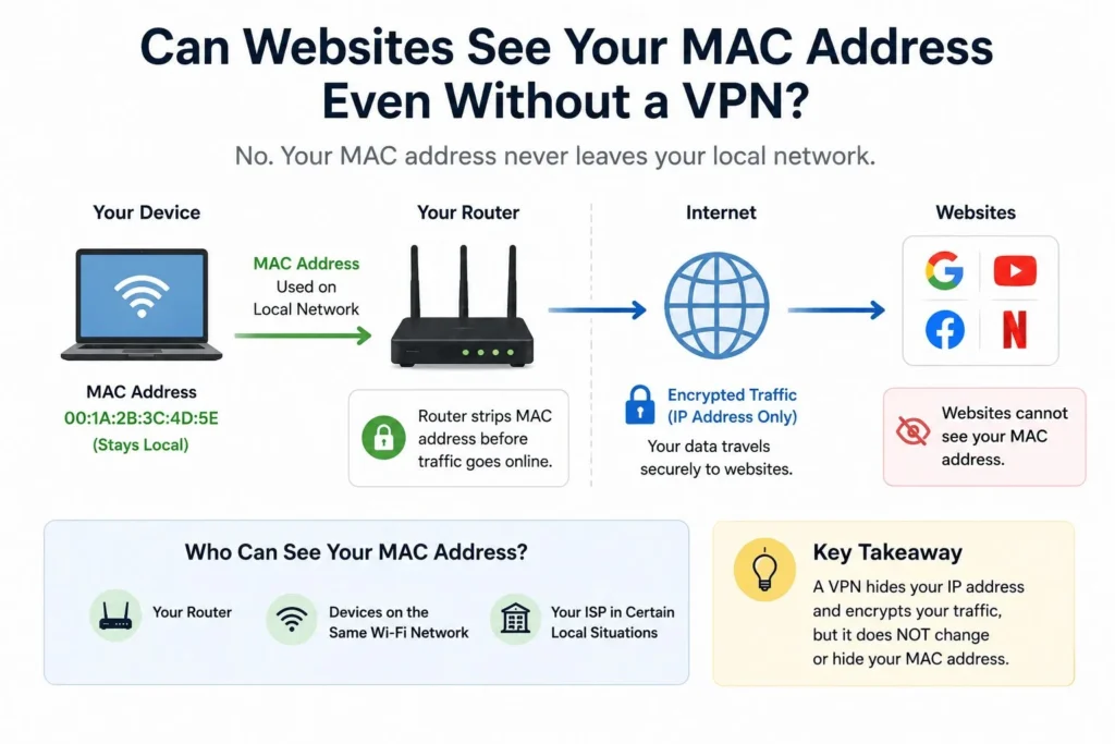 Does a VPN Change My MAC Address? 13 Can Websites See Your MAC Address Even Without a VPN?